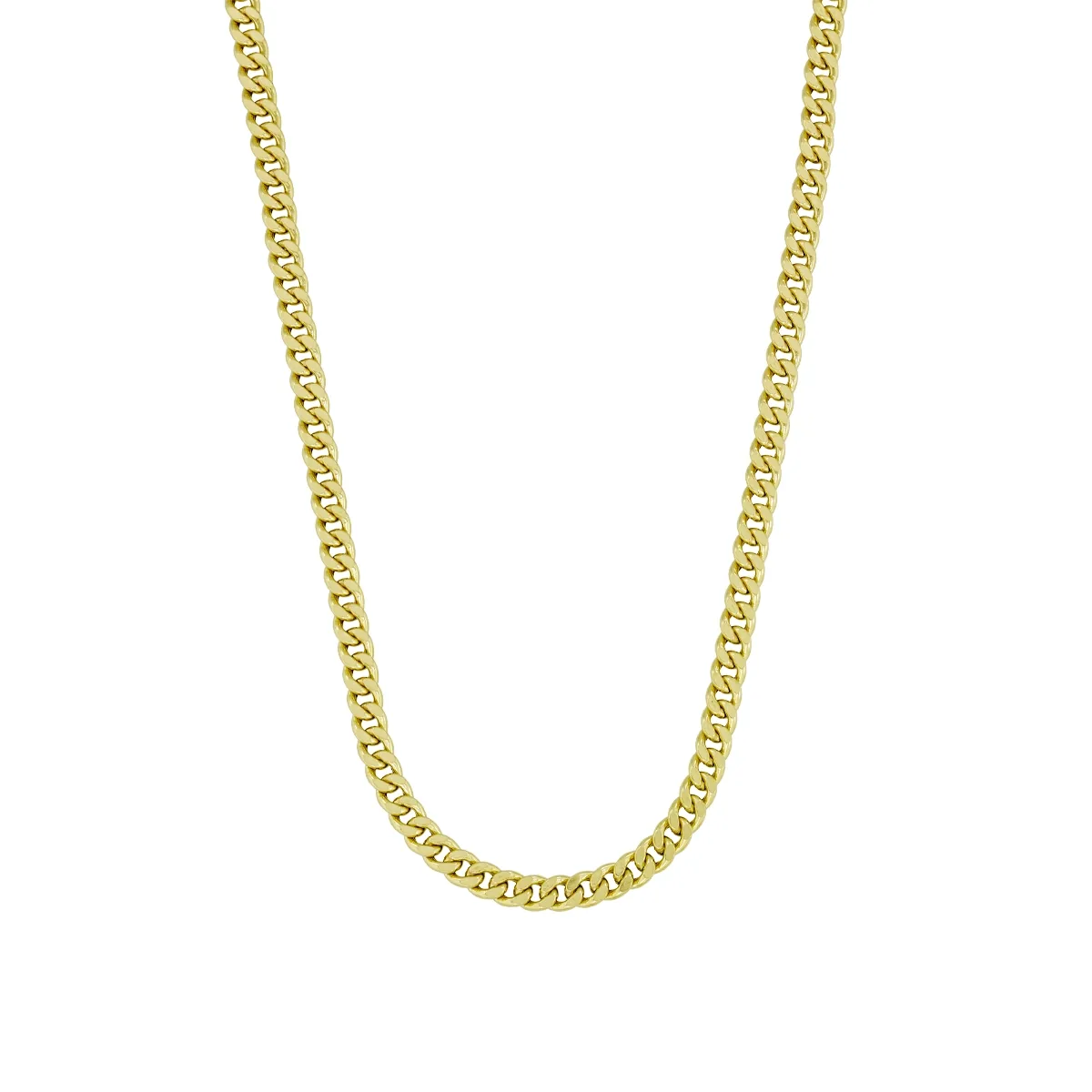 Cadena en oro amarillo de 18 Kilates, Grumette, 50 cm. de largo, 3.50 mm. de ancho