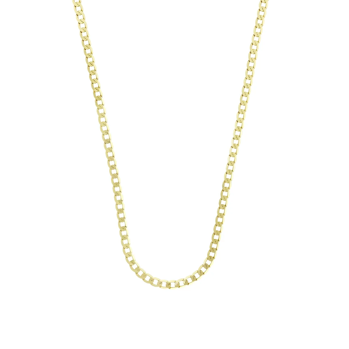 Cadena en oro amarillo de 18 Kilates, Grumette, 60 cm. de largo, 3 mm. de ancho
