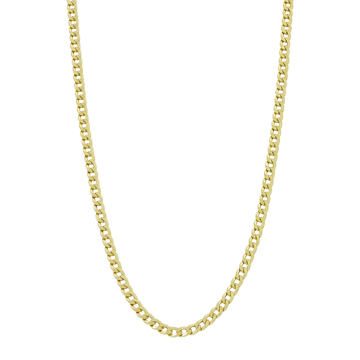 Cadena en oro amarillo de 18 Kilates, Grumette, 60 cm. de largo, 2 mm. de ancho