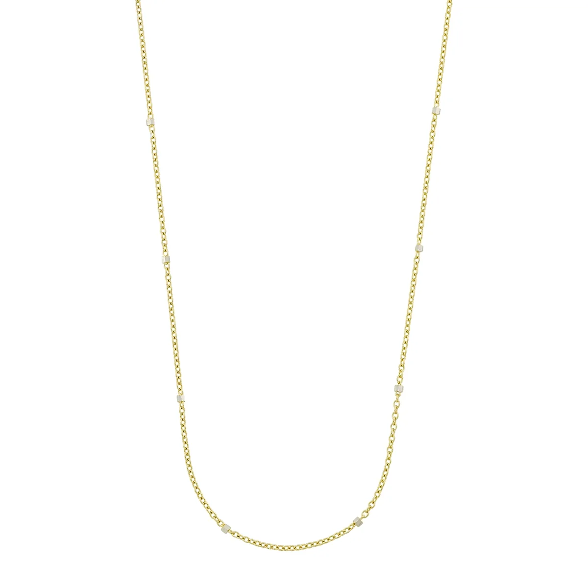 Cadena en oro amarillo de 18 Kilates, 45 cm. de largo, 0.50 mm. de ancho