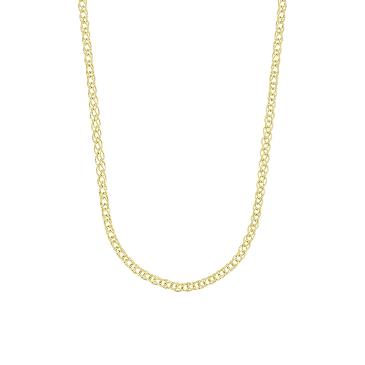 Cadena en oro amarillo de 18 Kilates, Espiga, 45 cm. de largo, 0.70 mm. de ancho