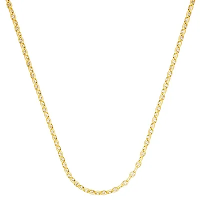 Cadena en oro amarillo de 18 Kilates, Ancla, 60 cm. de largo, 2.30 mm. de ancho