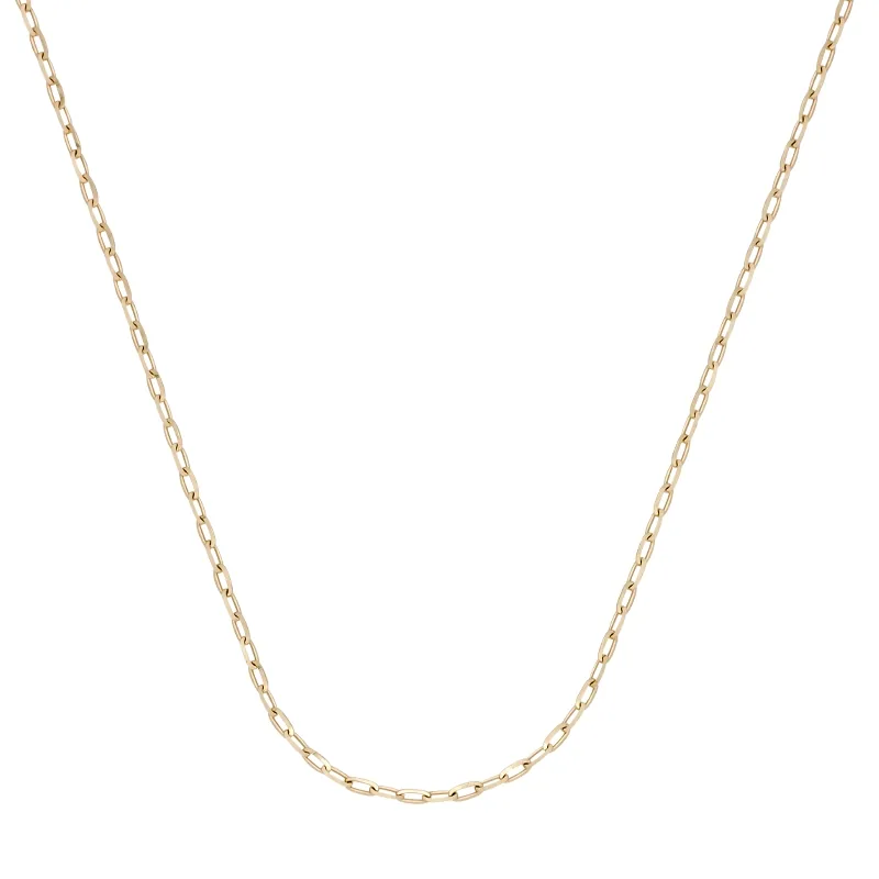 Cadena en oro amarillo de 18 Kilates, Rolo, 45 cm. de largo, 1.50 mm. de ancho