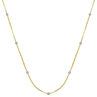 Cadena en oro amarillo de 18 Kilates, 45 cm. de largo, 0.50 mm. de ancho
