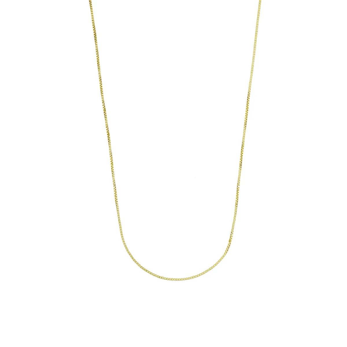 Cadena en oro amarillo de 18 Kilates, Veneciana, 40 cm. de largo, 0.50 mm. de ancho