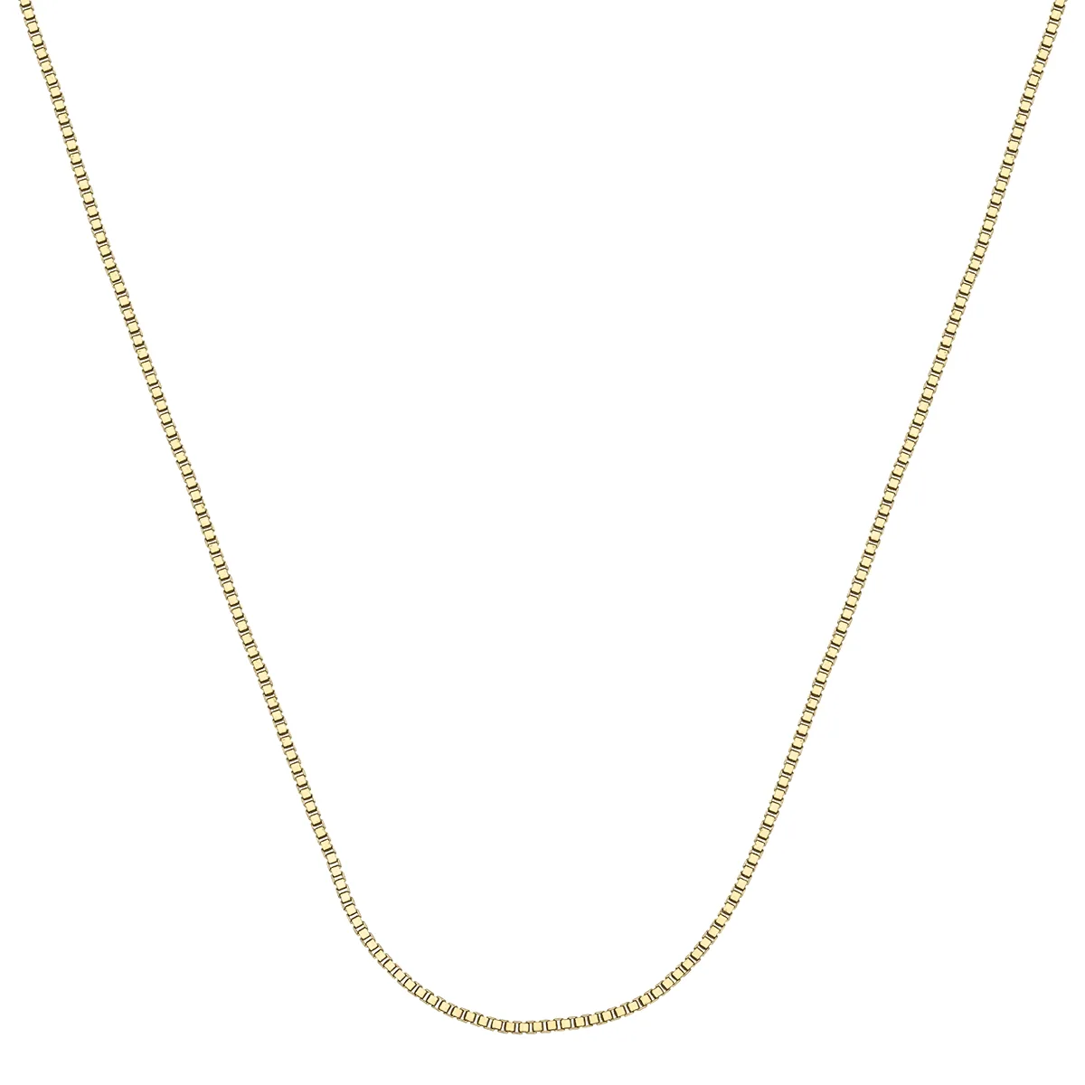 Cadena en oro amarillo de 18 Kilates, Veneciana, 45 cm. de largo, 0.80 mm. de ancho