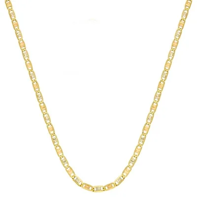Cadena en oro amarillo de 18 Kilates con visos, Ancla, 60 cm. de largo, 2 mm. de ancho