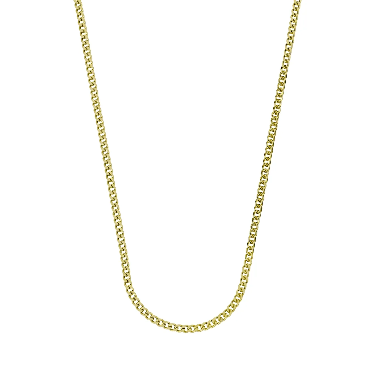 Cadena en oro amarillo de 18 Kilates, Grumette, 50 cm. de largo, 2 mm. de ancho