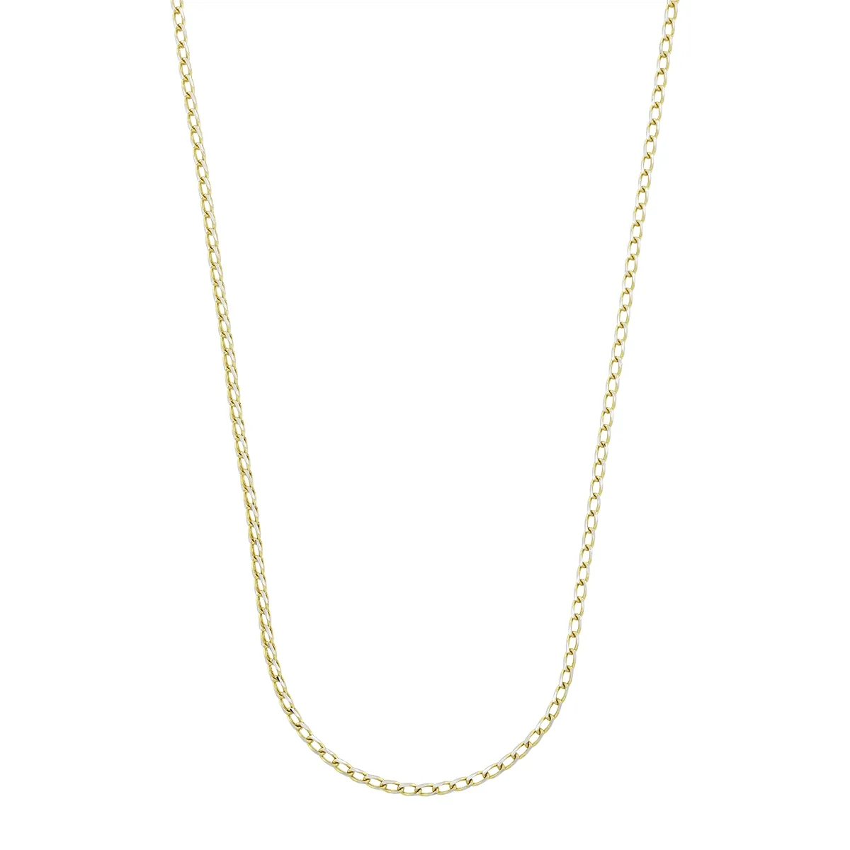 Cadena en oro amarillo de 18 Kilates, Espiga, 50 cm. de largo, 1 mm. de ancho
