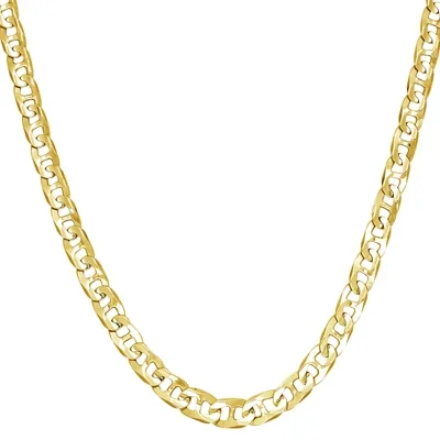 Cadena en oro amarillo de 18 Kilates, Ancla, 60 cm. de largo, 3.50 mm. de ancho