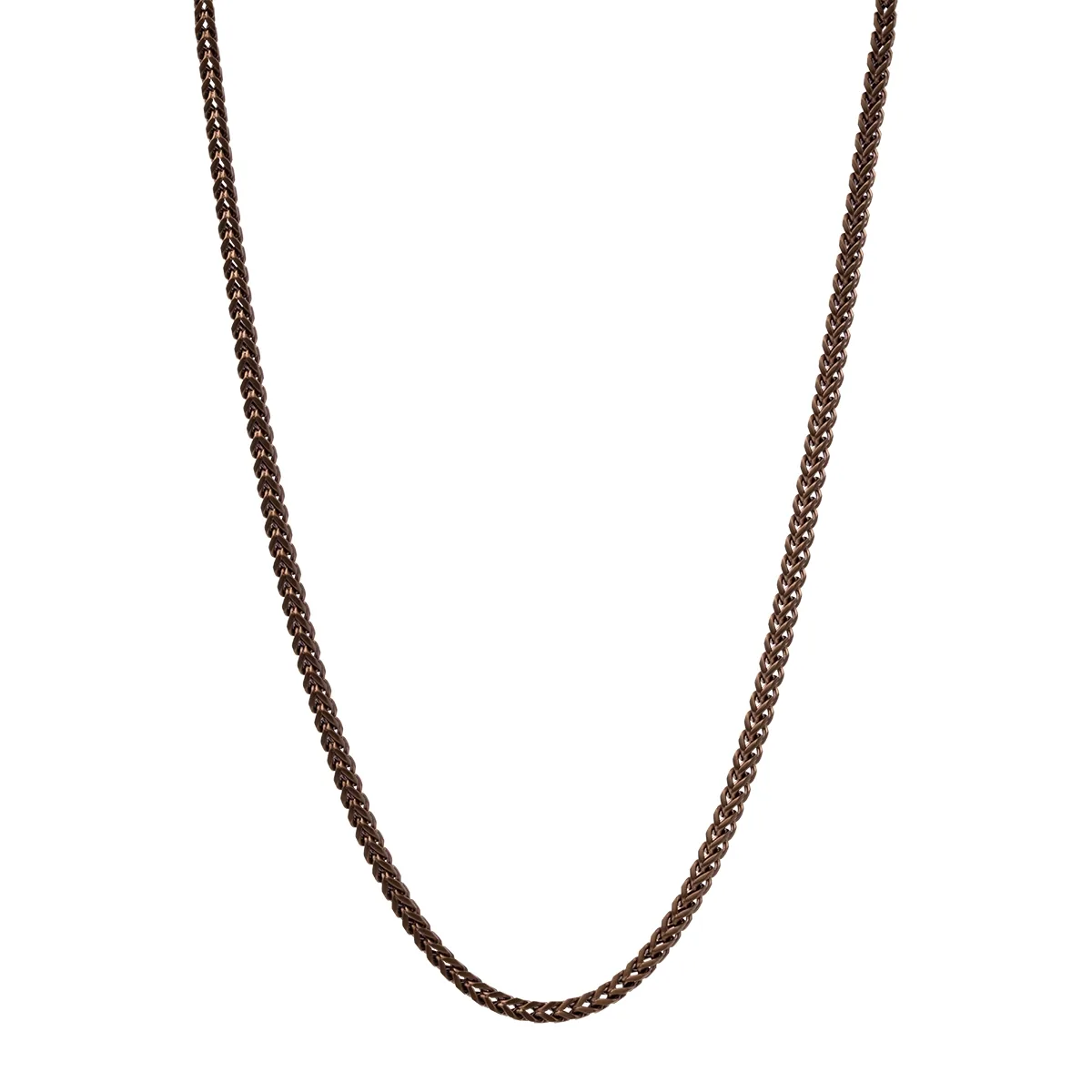 Cadena en acero, Espiga, 50 cm. de largo, 4 mm. de ancho, de la coleccion Forza