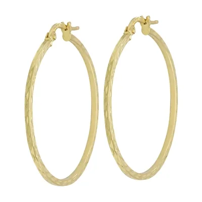 Candongas oro tono amarillo 18k, con visos, liso