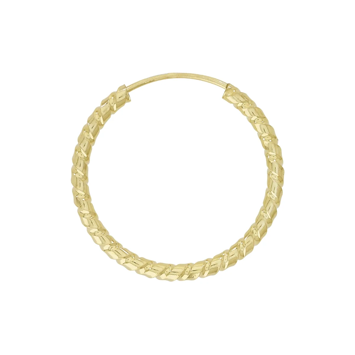 Candongas oro tono amarillo 18k, con visos, liso