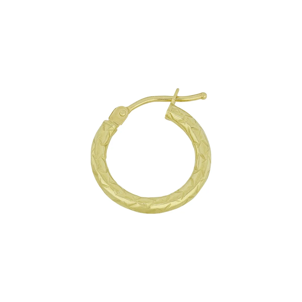 Candongas oro tono amarillo 18k, con visos, liso
