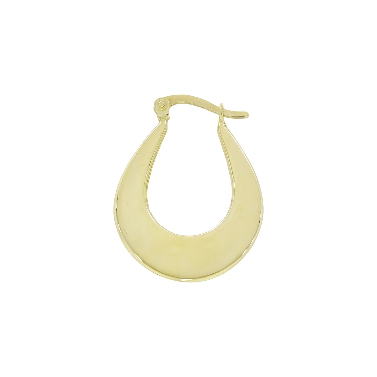 Candongas en oro amarillo de 18 Kilates con visos, Degrade, 2.50 mm. de ancho
