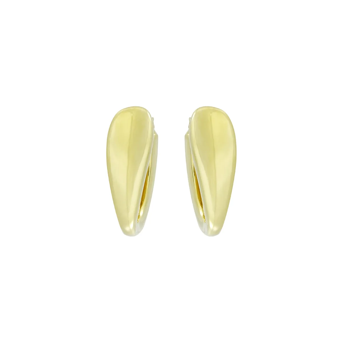 Candongas en oro amarillo de 18 Kilates, Degrade, 2 mm. de ancho