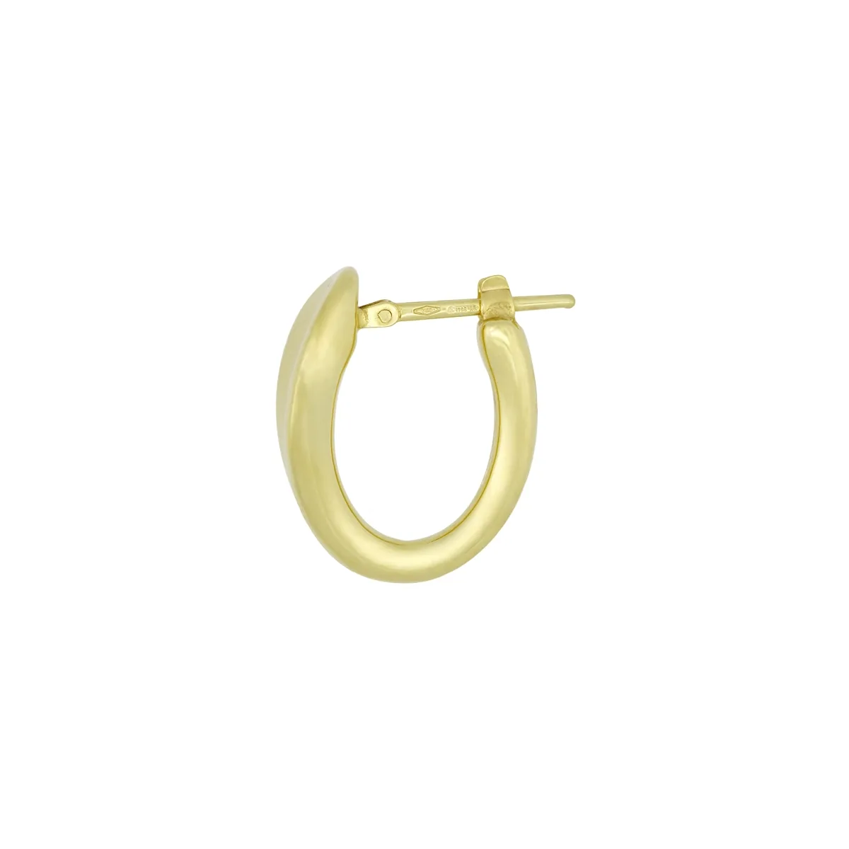 Candongas en oro amarillo de 18 Kilates, Degrade, 2 mm. de ancho