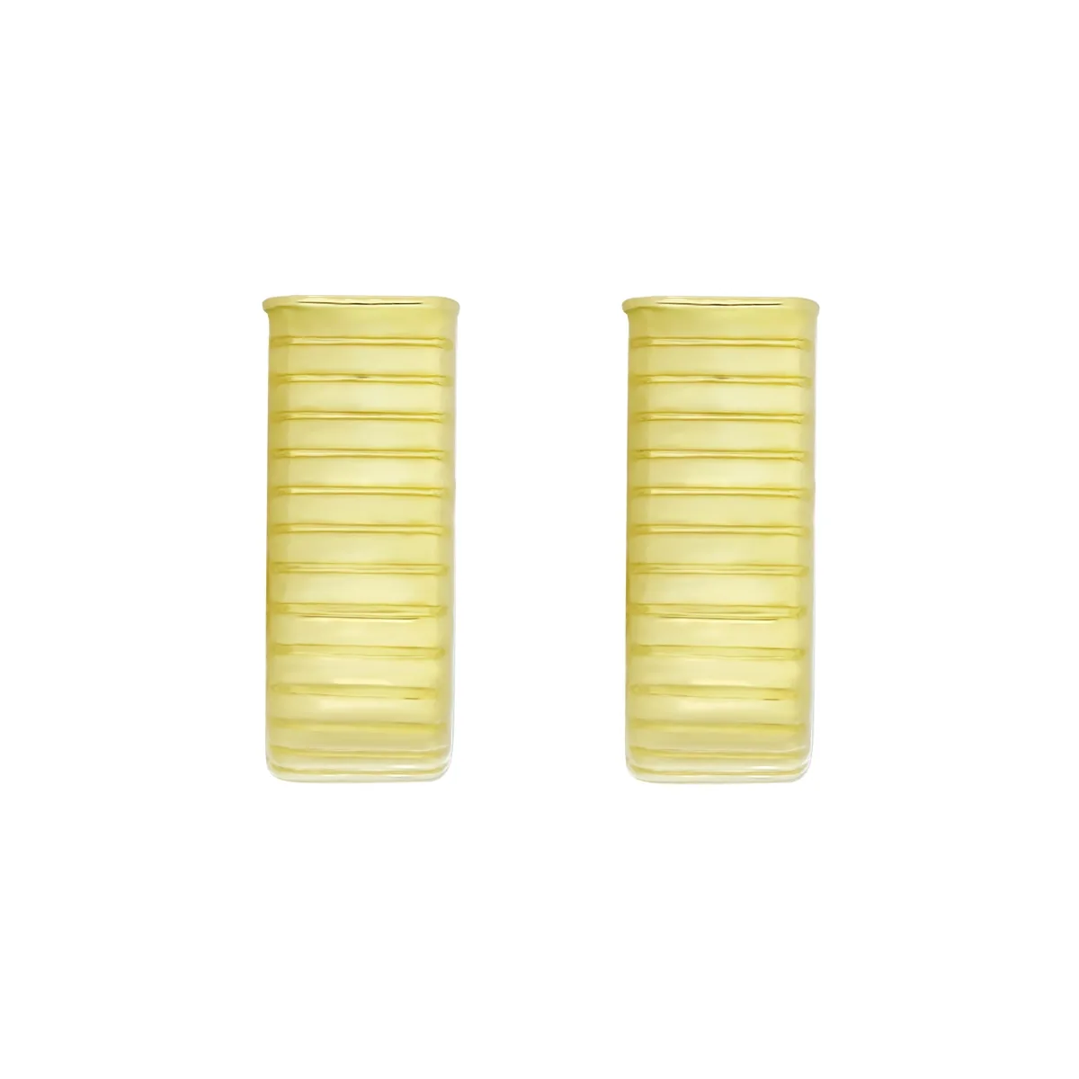 Candongas en oro amarillo de 18 Kilates, Plana, 5.50 mm. de ancho