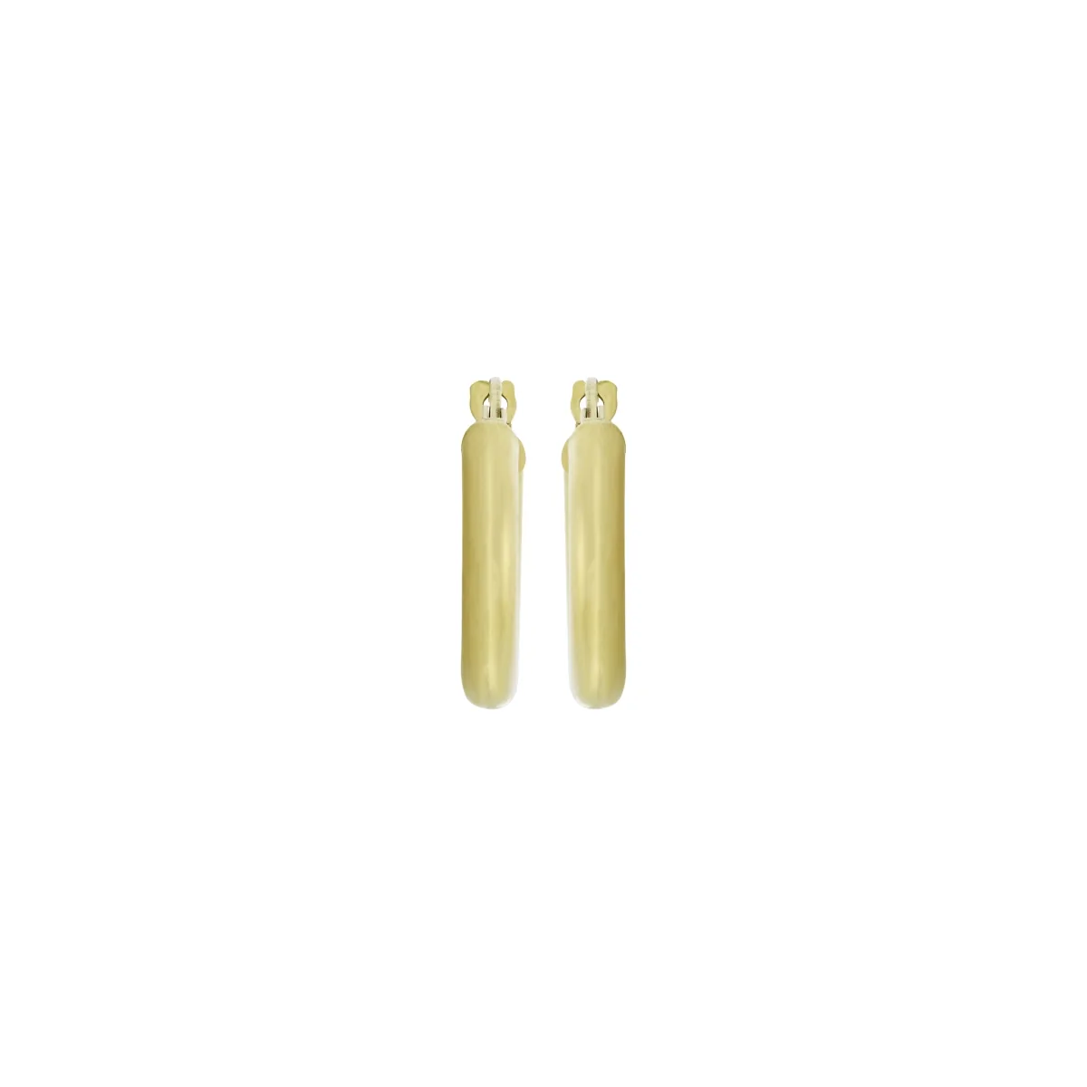 Candongas oro tono amarillo 18k, liso