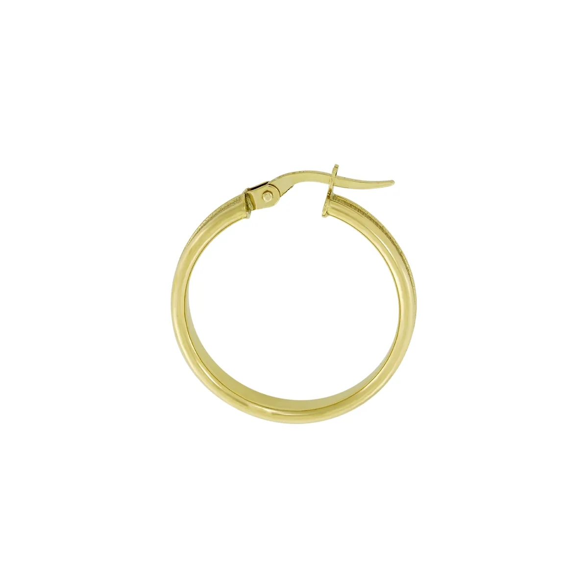 Candongas oro tono amarillo 18k, satinado, liso