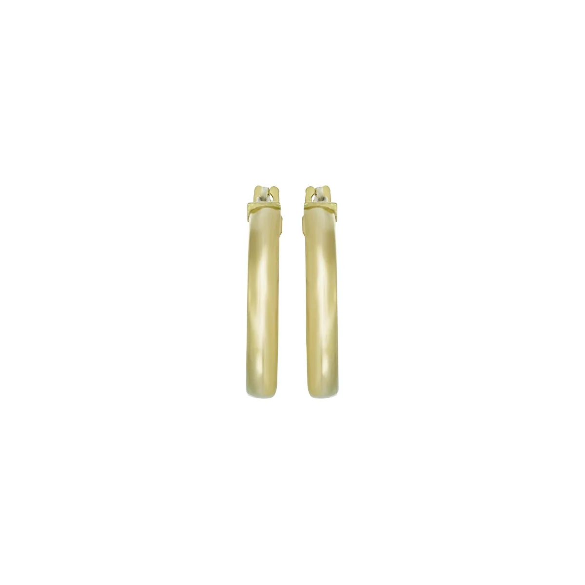 Candongas oro tono amarillo 18k, liso