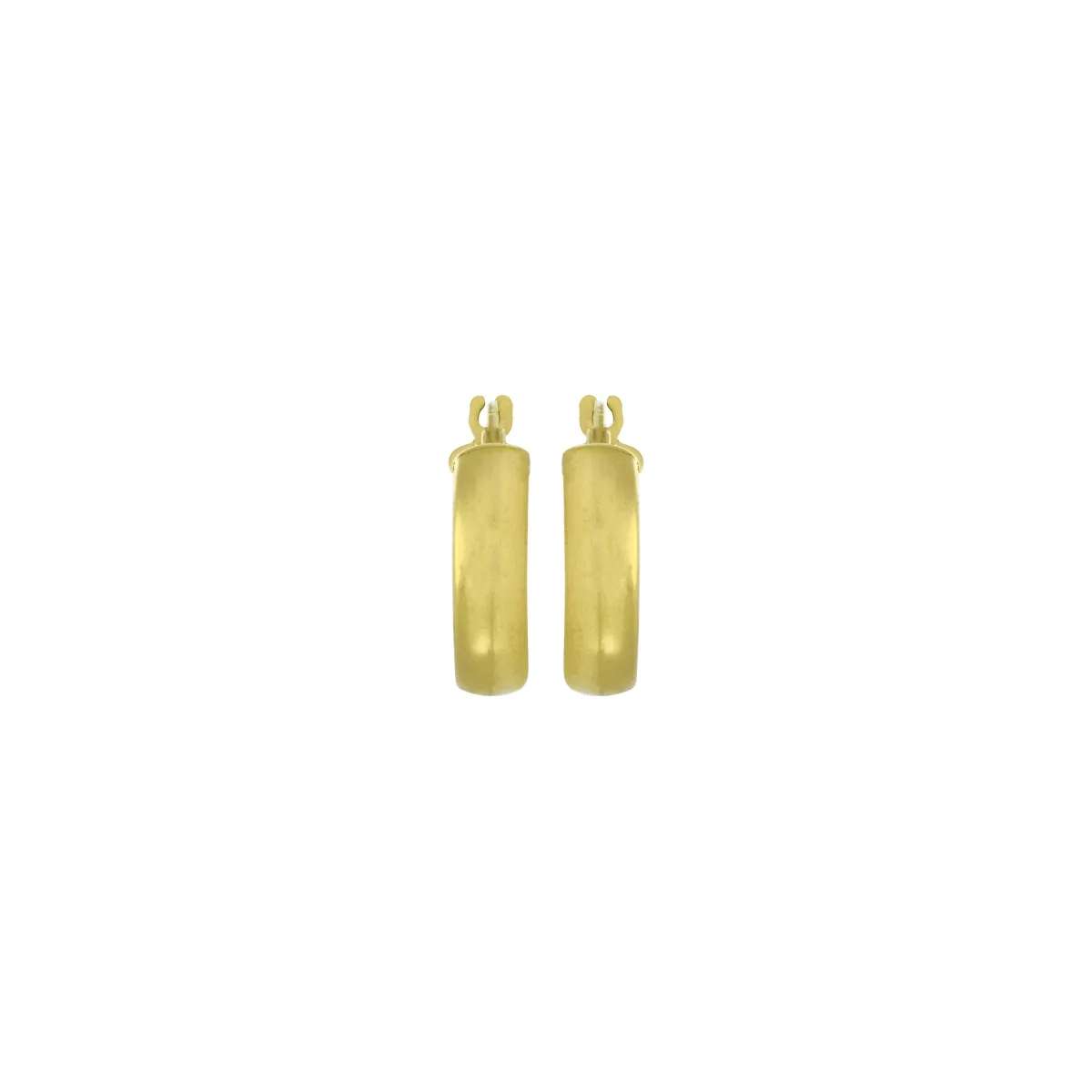 Candongas oro tono amarillo 18k, liso