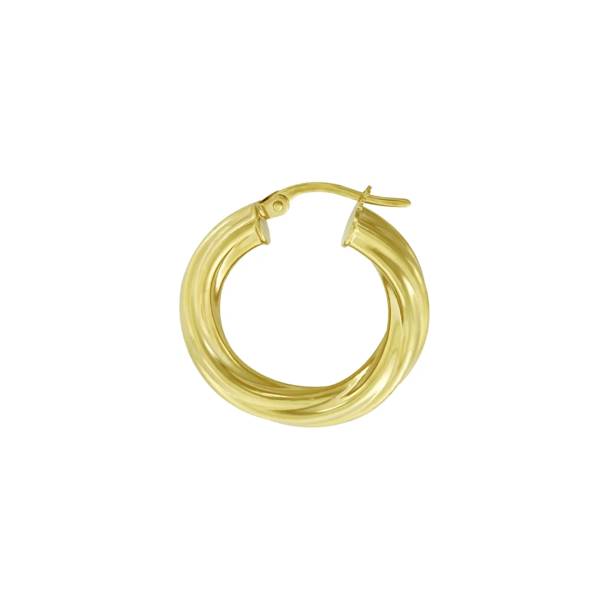Candongas oro tono amarillo 18k, oro tono amarillo 18k, liso, 22.00 mm de ancho