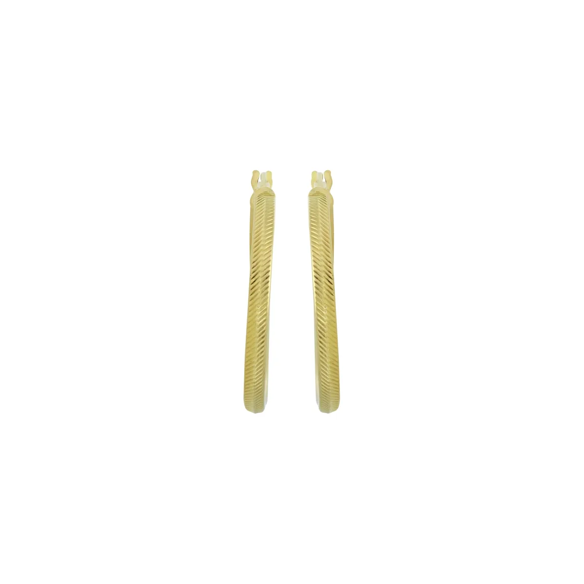 Candongas oro tono amarillo 18k, liso