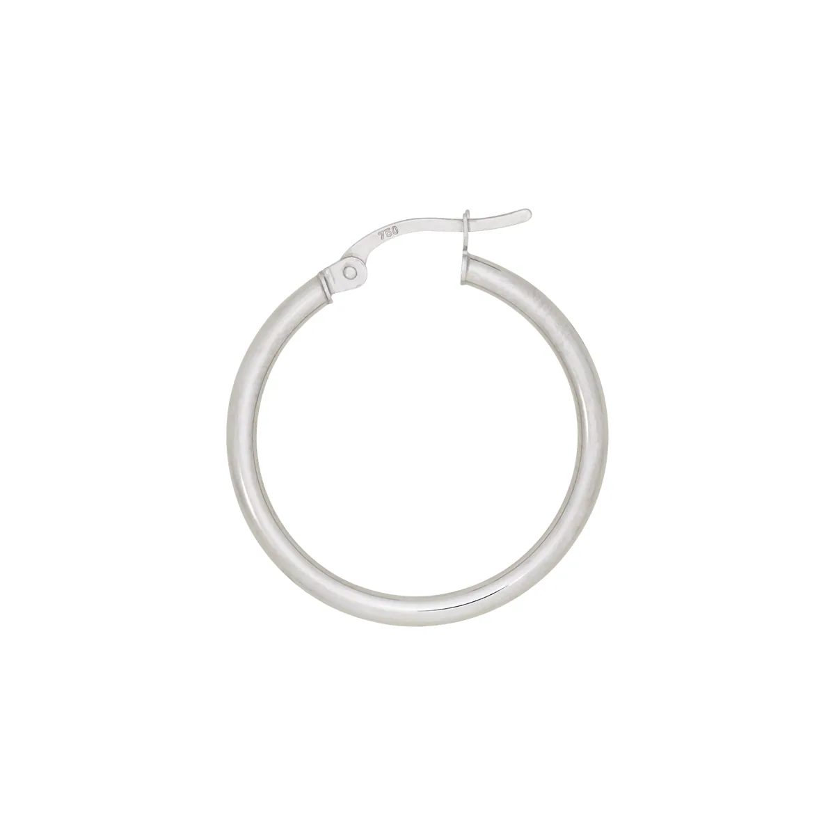 Candongas en plata Ley 925, Tubo, 2 mm. de ancho, de la coleccion Sueños