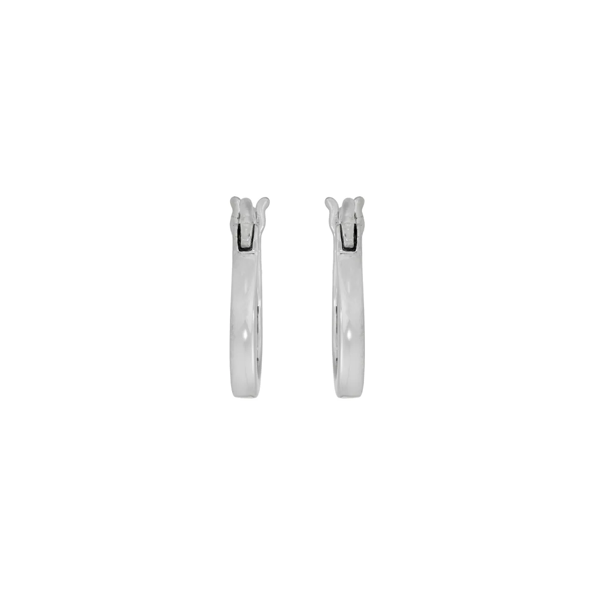 Candongas en plata Ley 925, Plana, 1.50 mm. de ancho, de la coleccion Sueños