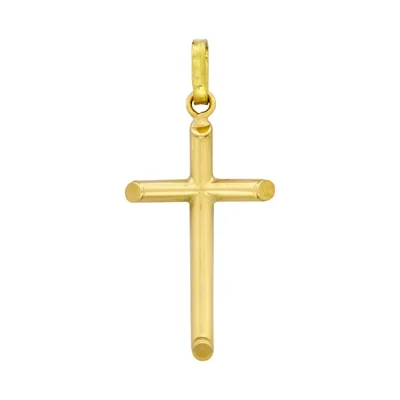 Cruz en oro amarillo de 18 Kilates