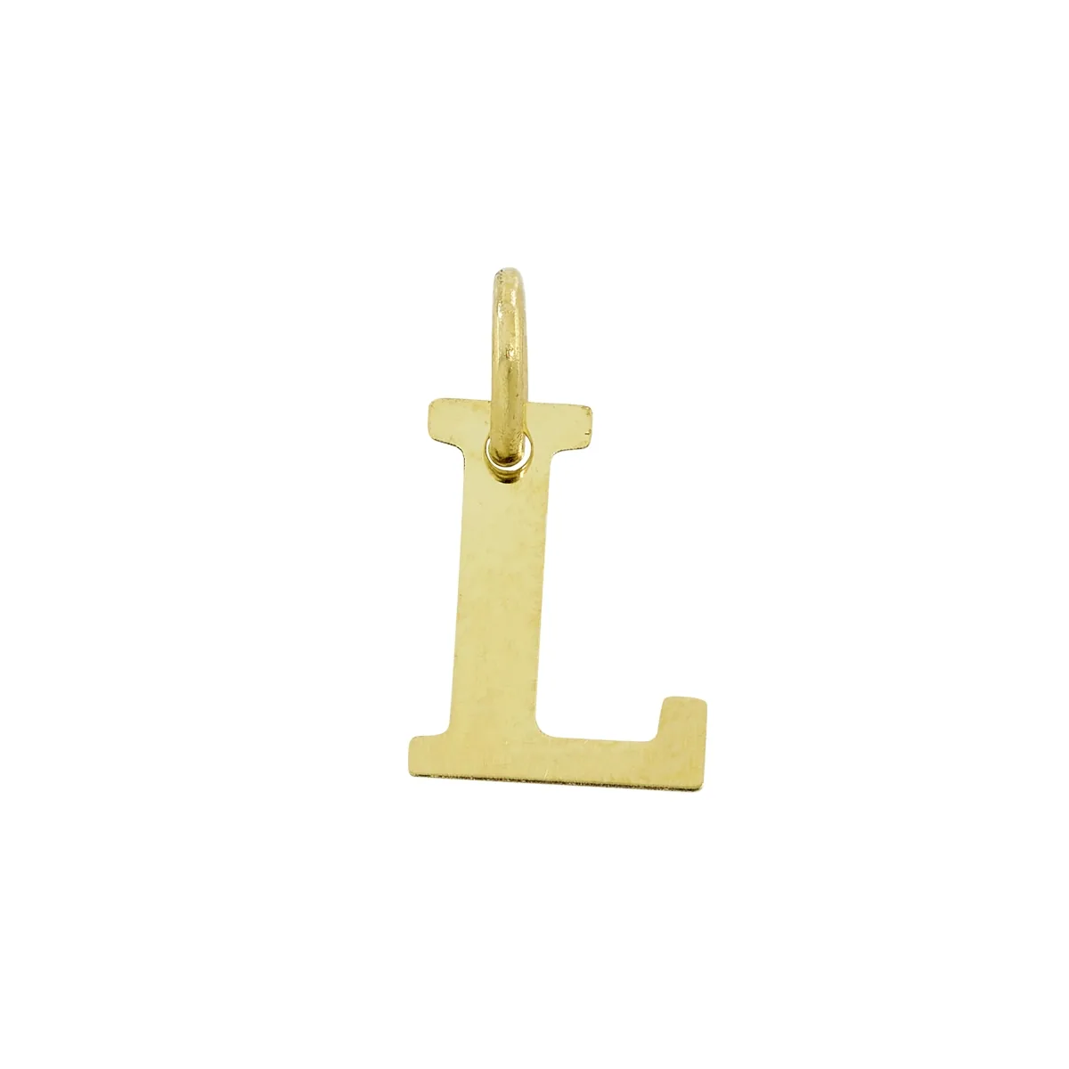 Dije en oro amarillo de 18 Kilates, Letra