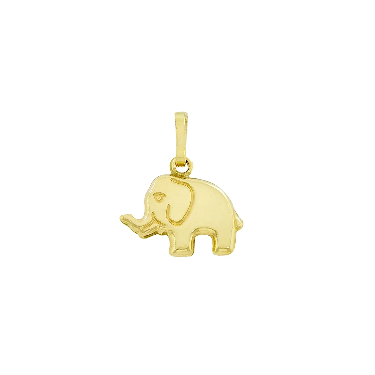 Dije de elefante en oro amarillo de 18 Kilates