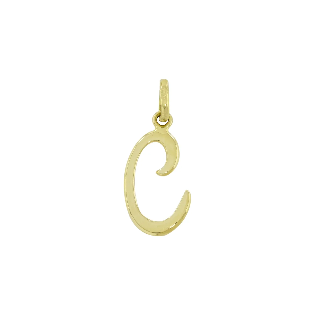 Dije en oro amarillo de 18 Kilates, Letra
