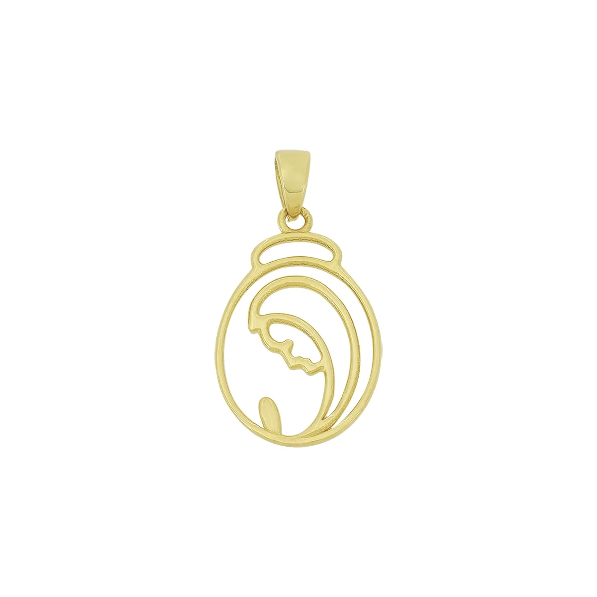Dije en oro amarillo de 18 Kilates, Figuras geométricas