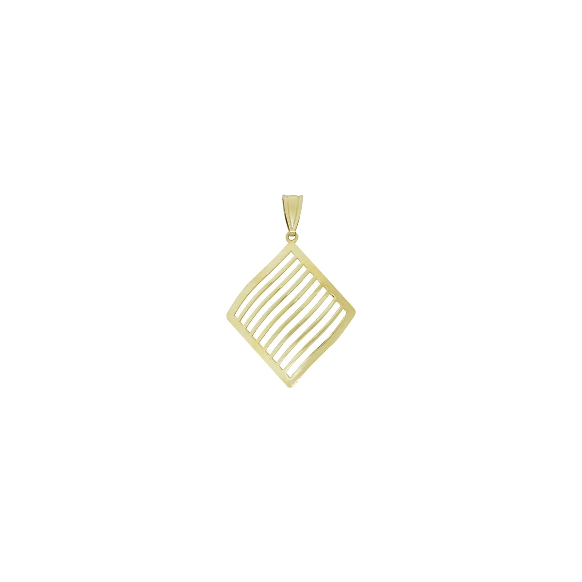 Dije en oro amarillo de 18 Kilates, Figuras geométricas