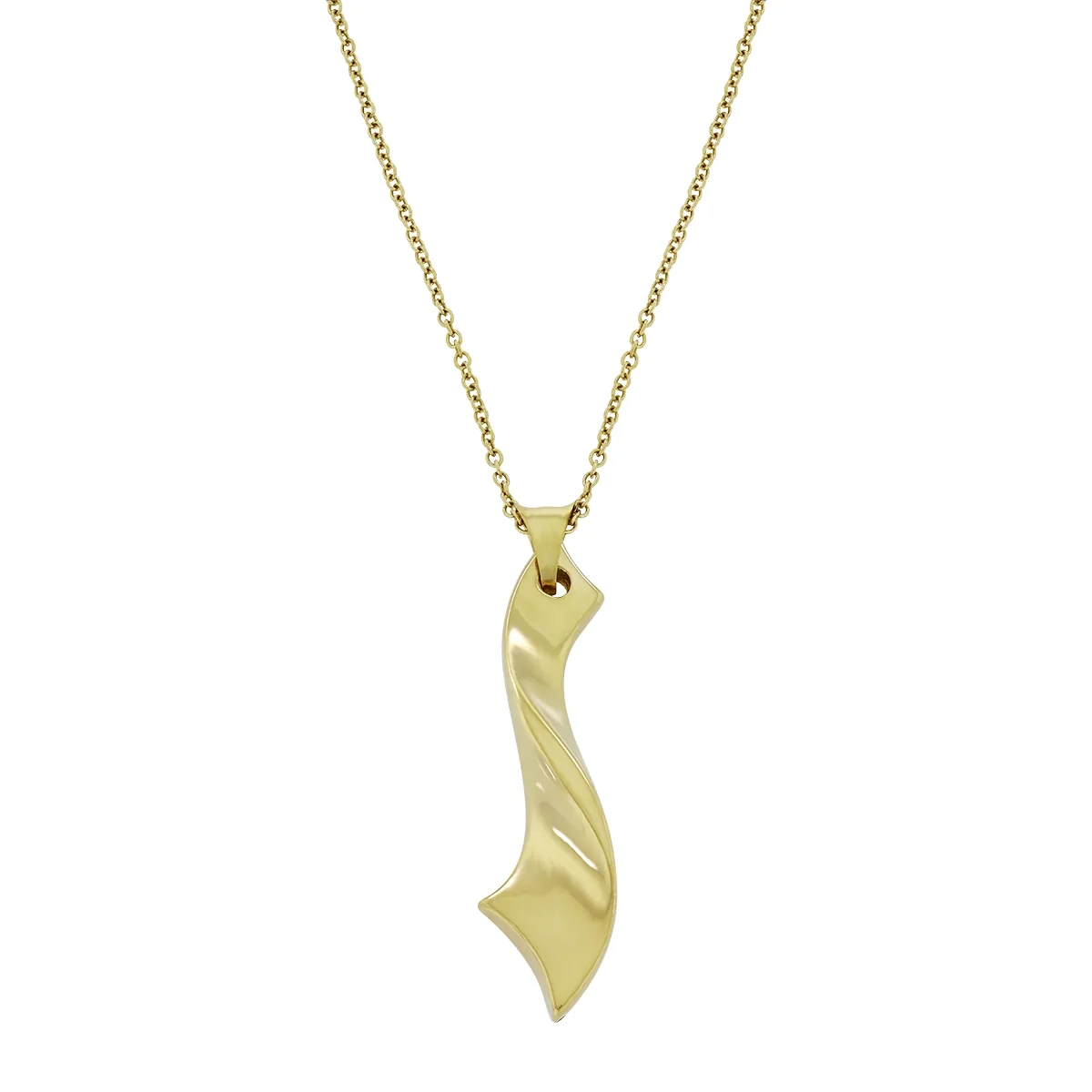 Gargantilla en oro amarillo de 18 Kilates, Barra, 40 cm. de largo, 1.50 mm. de ancho