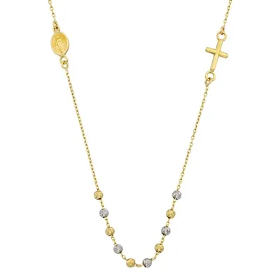 Gargantilla en oro amarillo de 18 Kilates con visos, 42 cm. de largo, 0.50 mm. de ancho