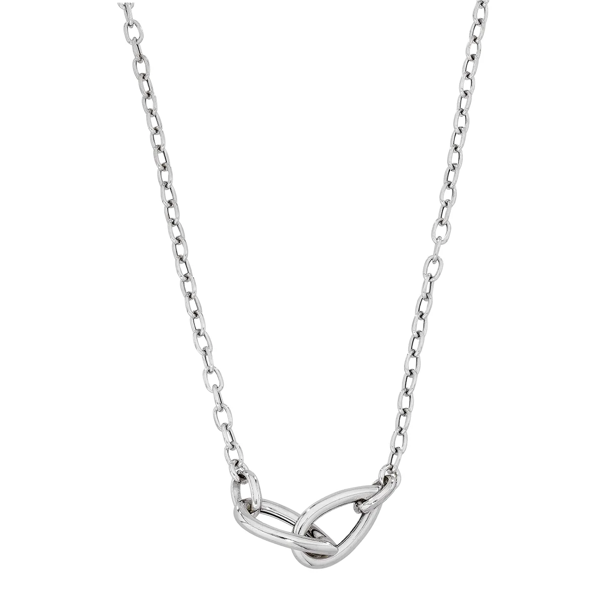 Gargantilla en plata Ley 925, Lágrima, 45 cm. de largo, 2 mm. de ancho, de la coleccion Sueños
