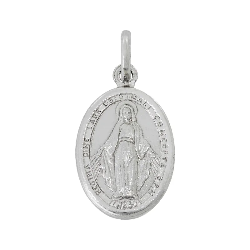 Medalla en plata Ley 925, Virgen, de la coleccion Sueños