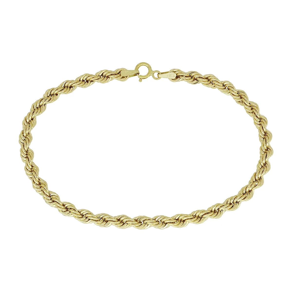 Pulsera en oro amarillo de 18 Kilates, 18 cm. de largo, 3.50 mm. de ancho