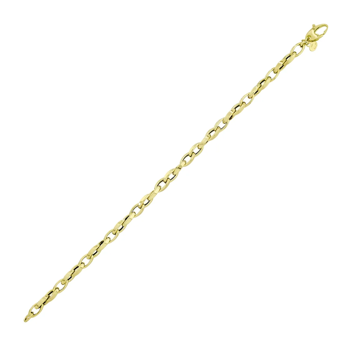 Pulsera en oro amarillo de 18 Kilates, 18 cm. de largo, 4.50 mm. de ancho