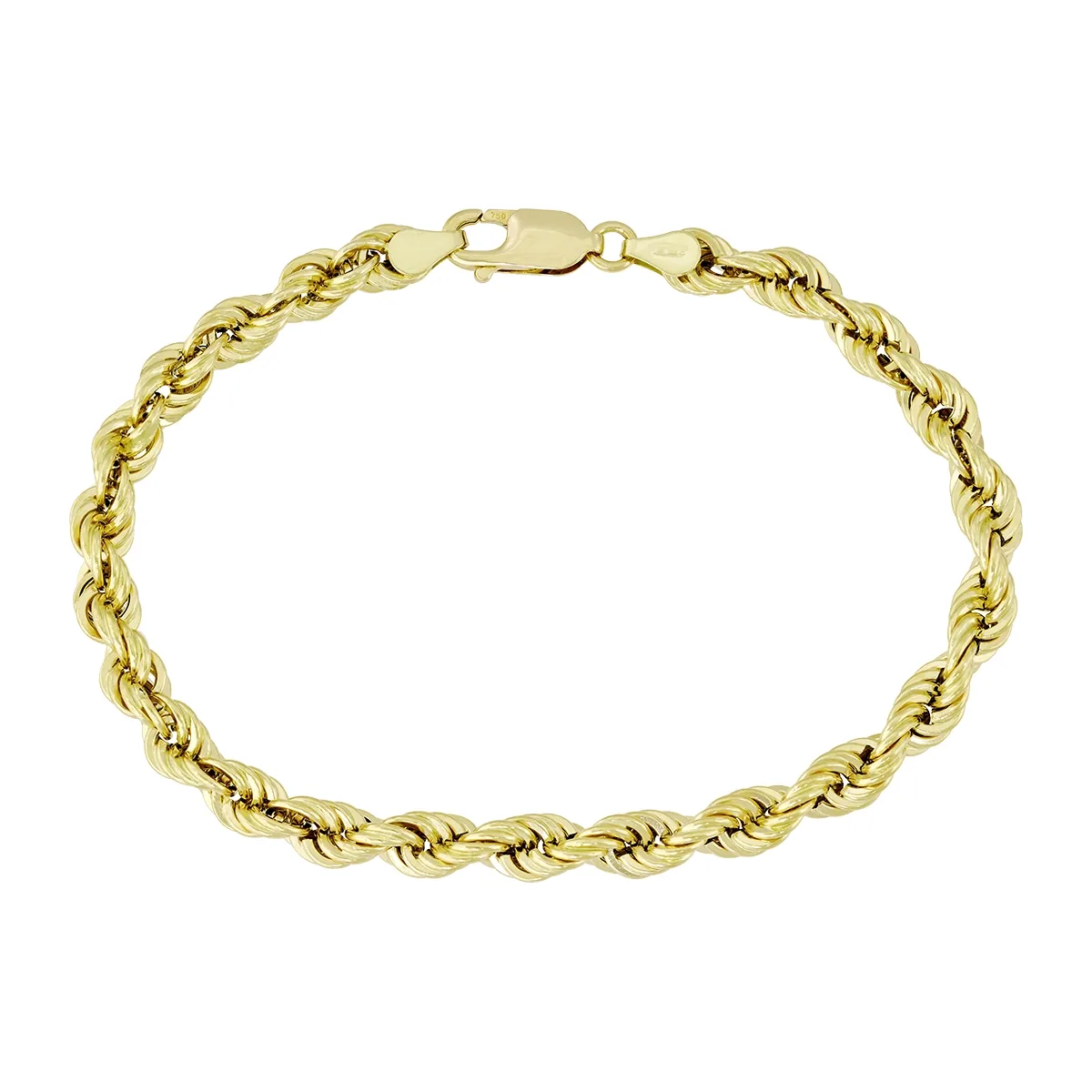 Pulsera en oro amarillo de 18 Kilates, 20 cm. de largo, 5.50 mm. de ancho