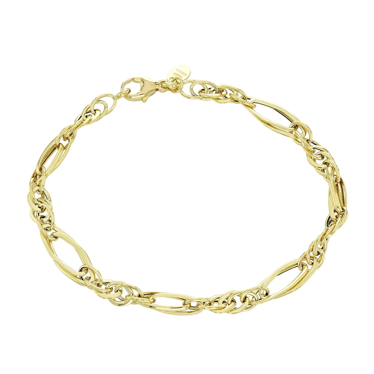 Pulsera en oro amarillo de 18 Kilates, 20 cm. de largo, 5.50 mm. de ancho