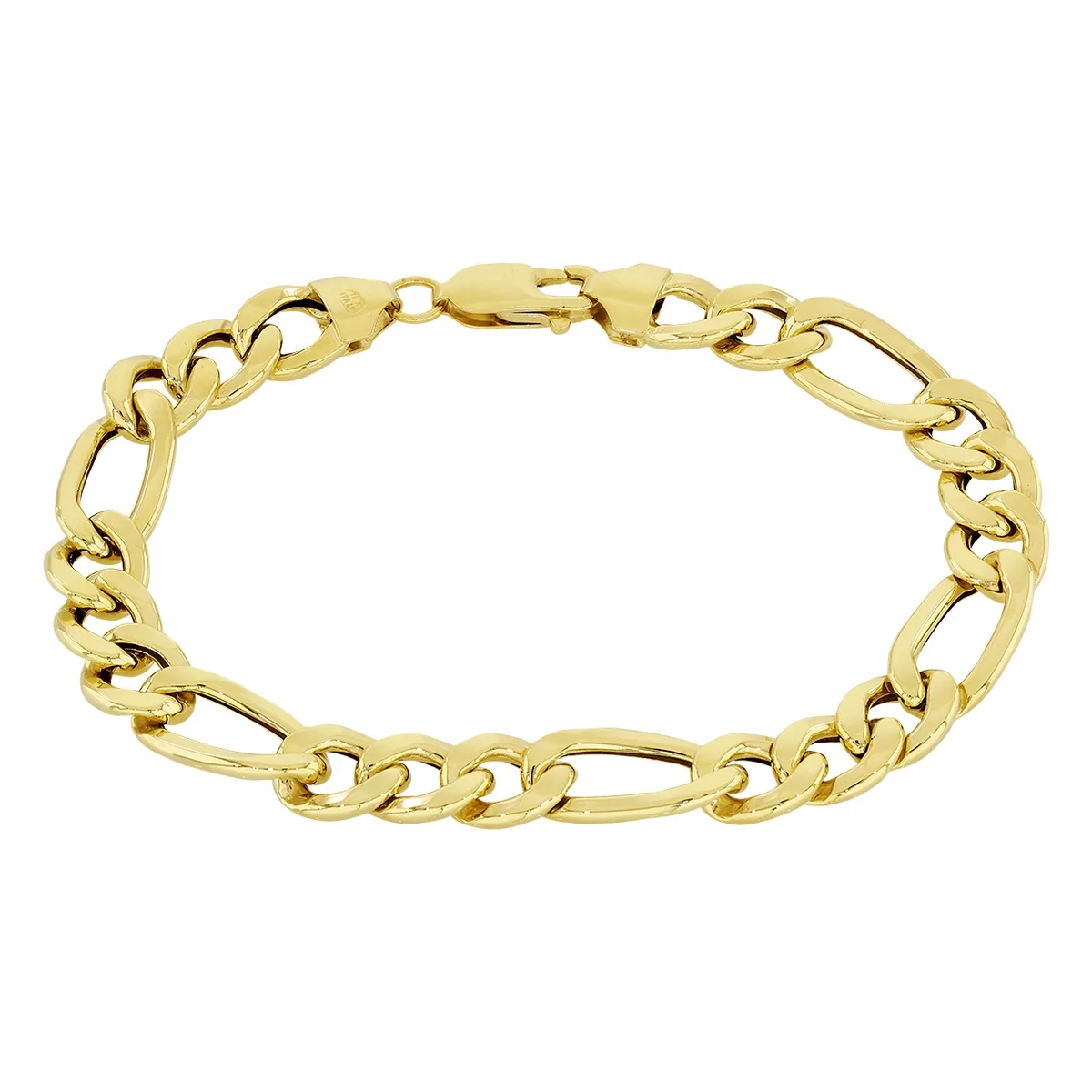 Pulsera en oro amarillo de 18 Kilates, 19 cm. de largo, 8 mm. de ancho