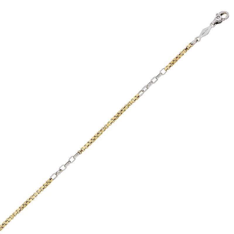 Pulsera en oro amarillo de 18 Kilates, 18 cm. de largo, 1.50 mm. de ancho