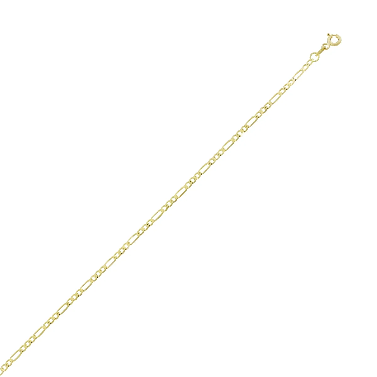 Pulsera en oro amarillo de 18 Kilates, 19 cm. de largo, 2.50 mm. de ancho