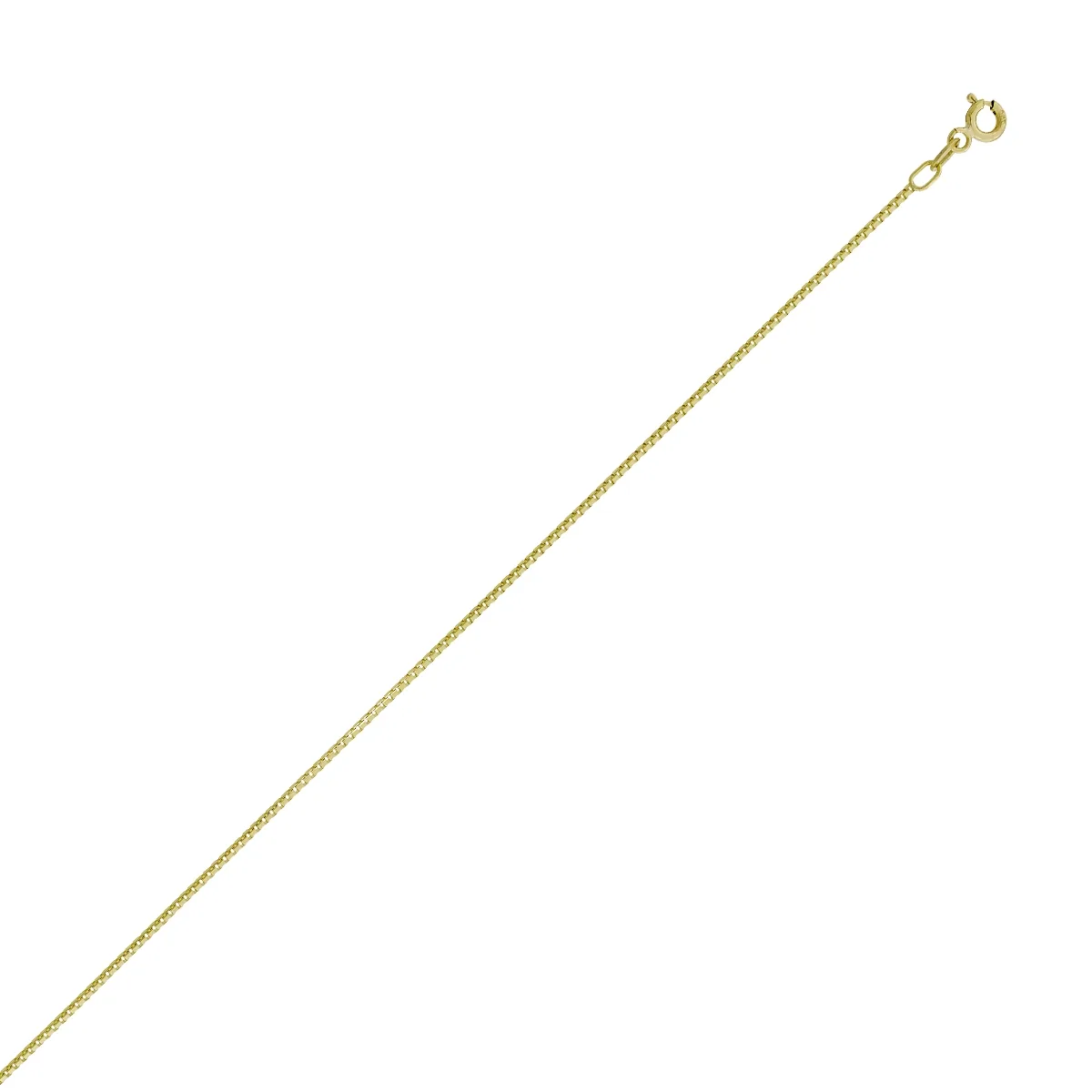 Pulsera en oro amarillo de 18 Kilates, 19 cm. de largo, 1 mm. de ancho