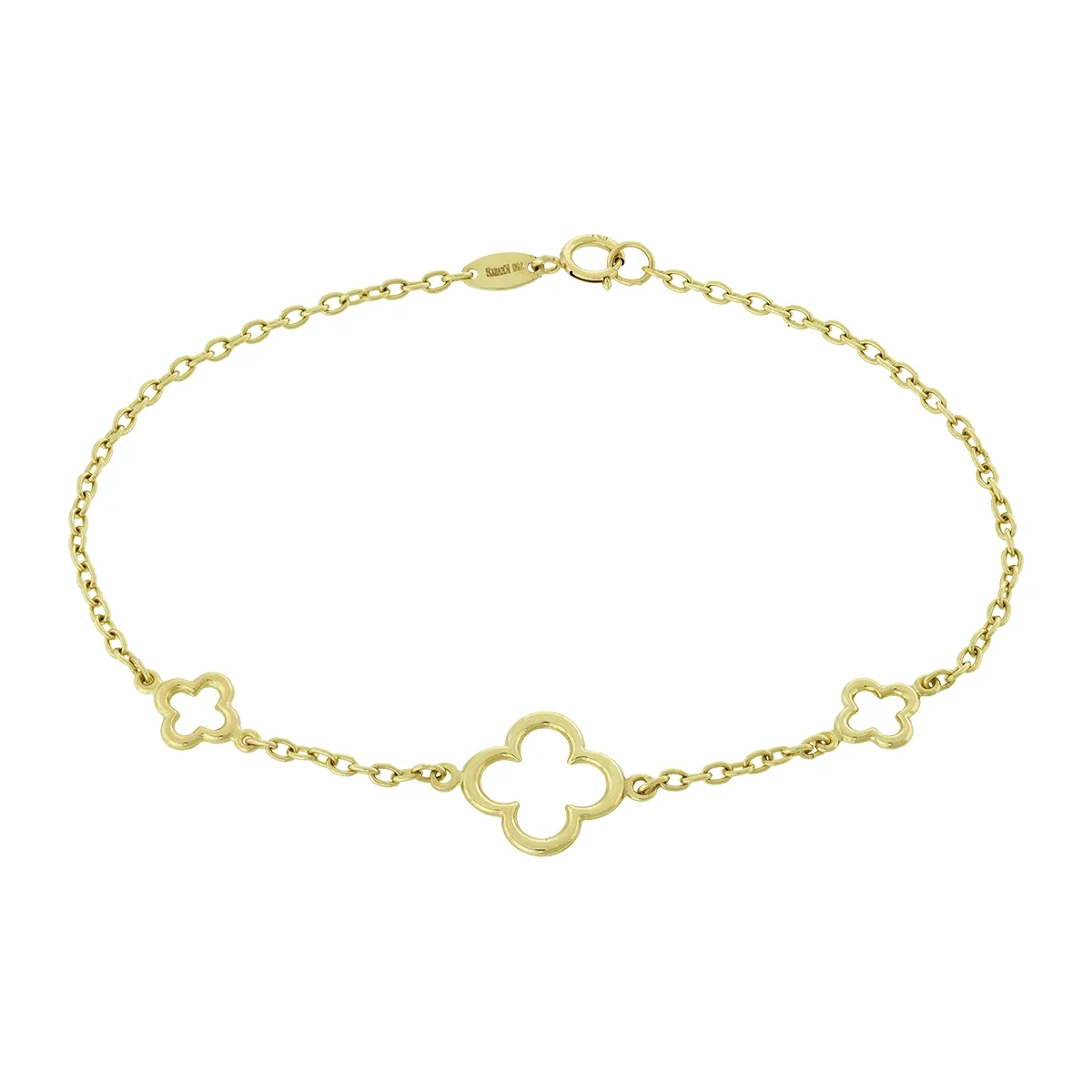 Pulsera en oro amarillo de 18 Kilates, 19 cm. de largo, 1.50 mm. de ancho