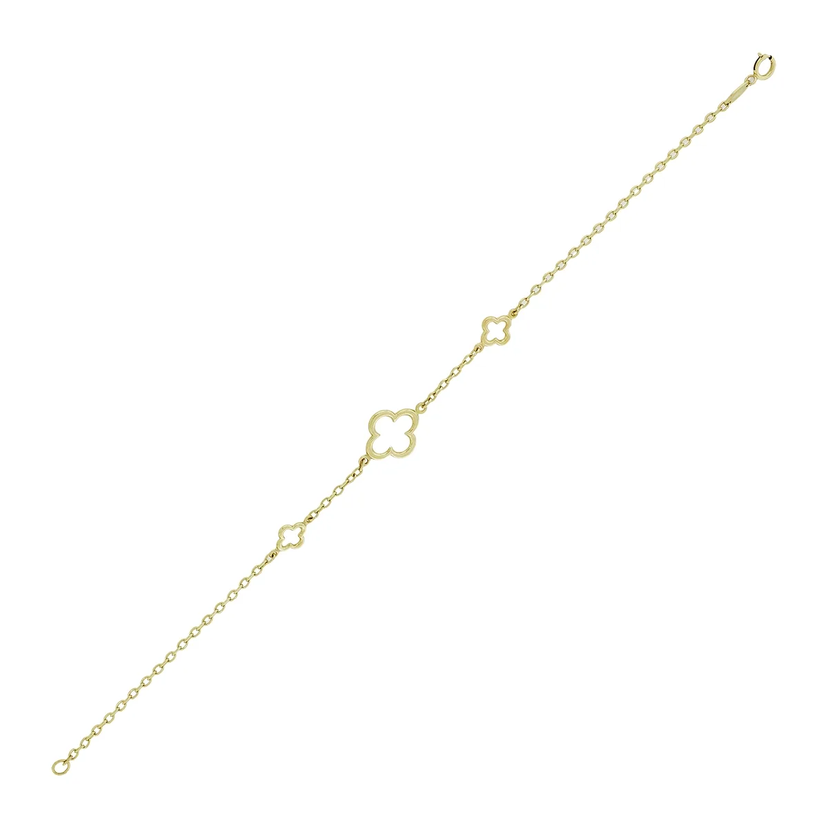 Pulsera en oro amarillo de 18 Kilates, 19 cm. de largo, 1.50 mm. de ancho
